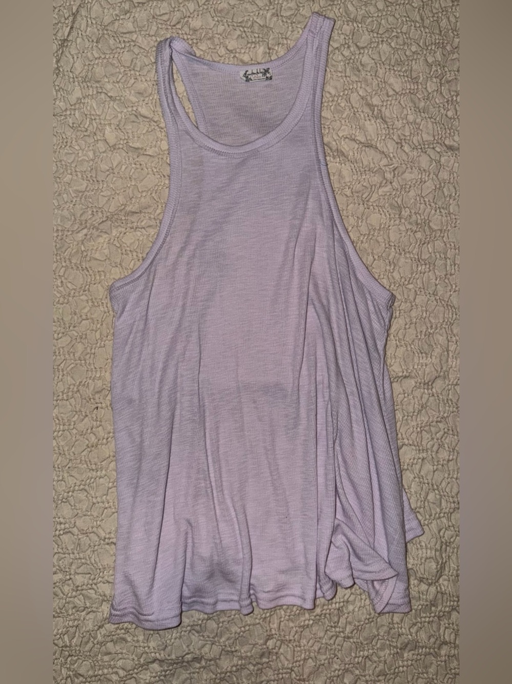 Relaxed Lavender Racerback Tank Top - Women